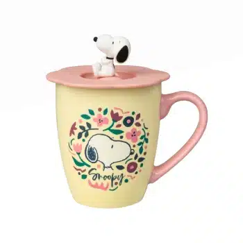 taza premium snoopy con tapa