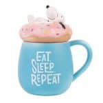 taza snoopy 3d eat sleep