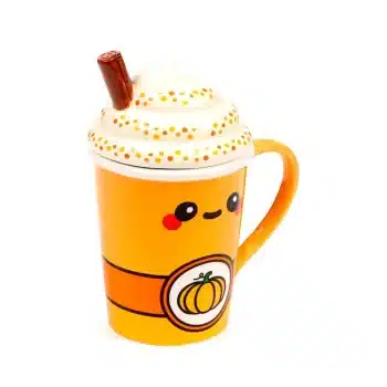 Taza con tapa de calabaza Foodiemals
