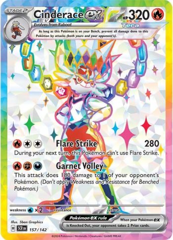 Cinderace EX (SCR 157) Español