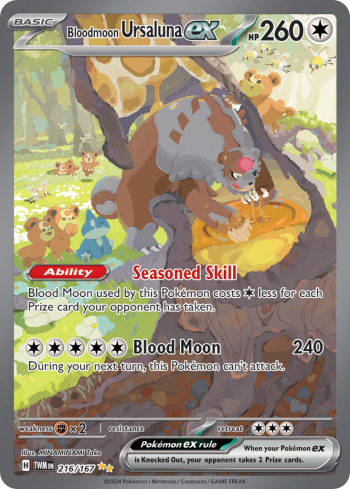 Bloodmoon Ursaluna EX (TWM 216) Español