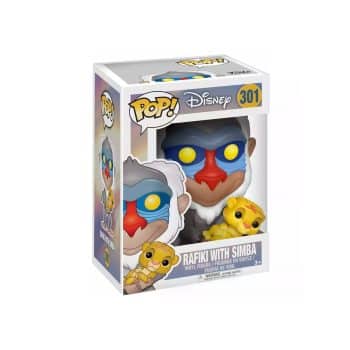 Funko POP El rey león - Rafiki y Simba | 9cm