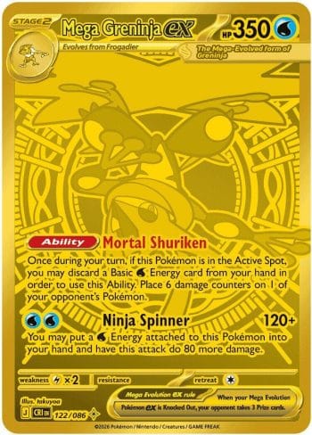 Mega Greninja EX (CRI 122) Español